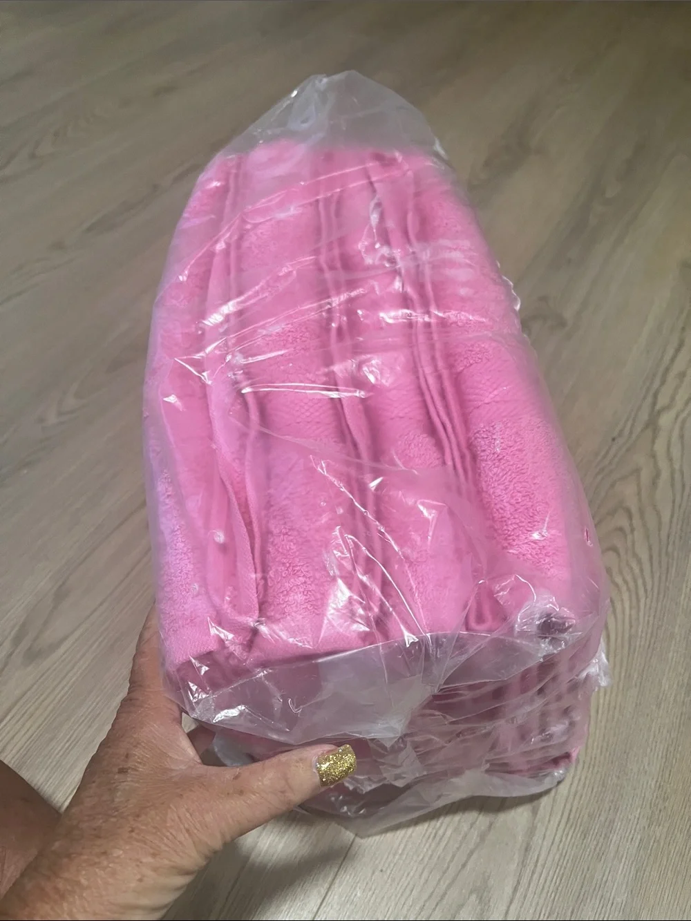 Pink Bath Towel - Bright Pink